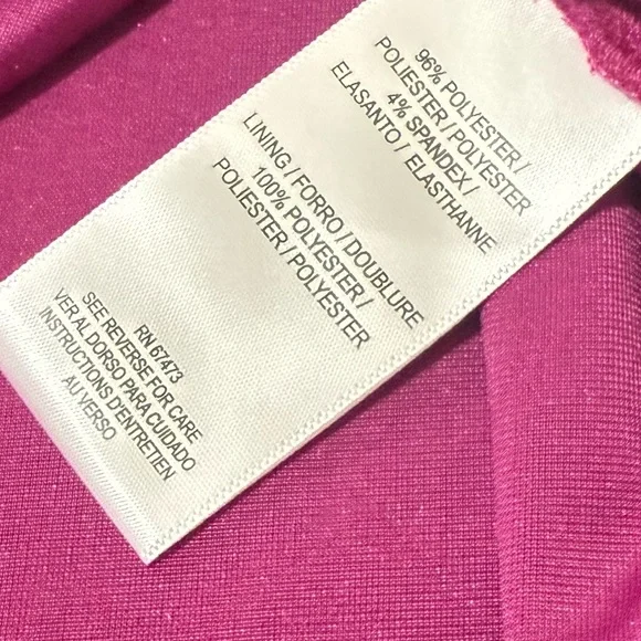 Taylor Velvet Pink Slip Dress with Elegant Draped Neck Women’s Size 16 - Picture 8 of 10